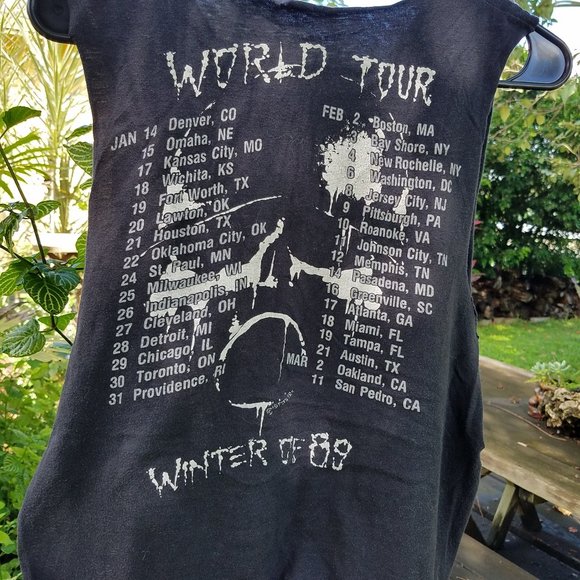 🎸Vintage 1989 Sacred Reich Concert Tee - American Intervention Tour 1989 (L)🎸 - Picture 2 of 5